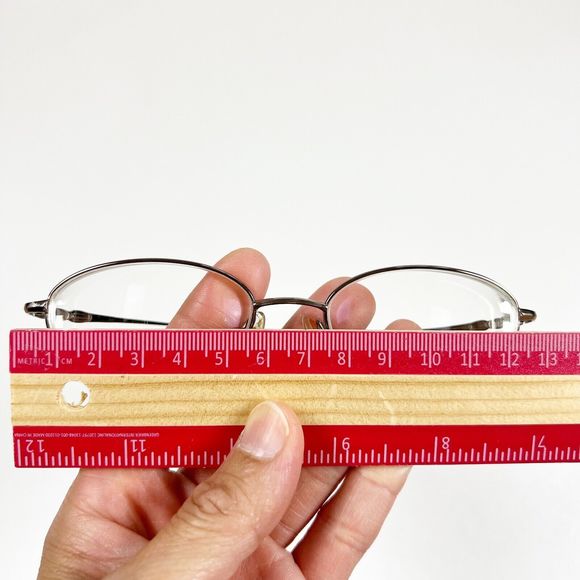 Seiko T141 Titanium Eyeglasses Sunglasses Frame Oval Full Rim 51-18-140 Japan - Picture 14 of 16